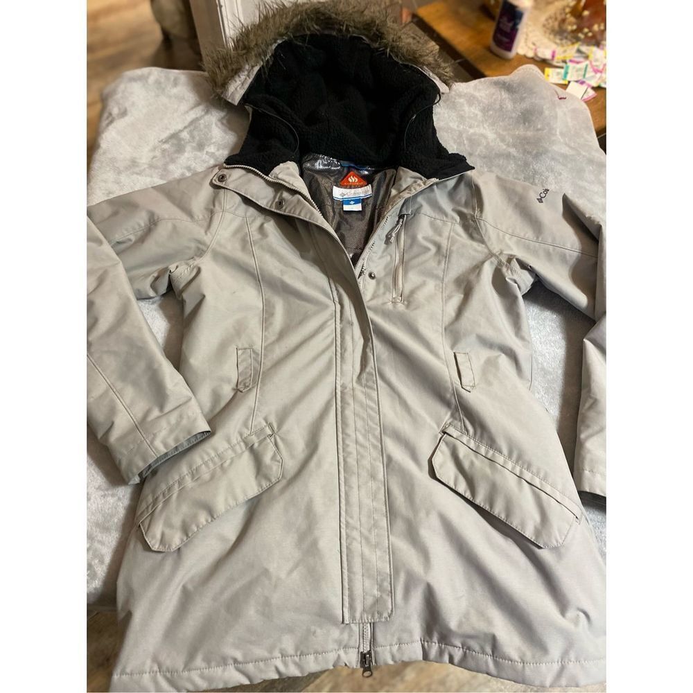 COPY - Columbia Womens Omni-Heat Down insulated Parka Small
